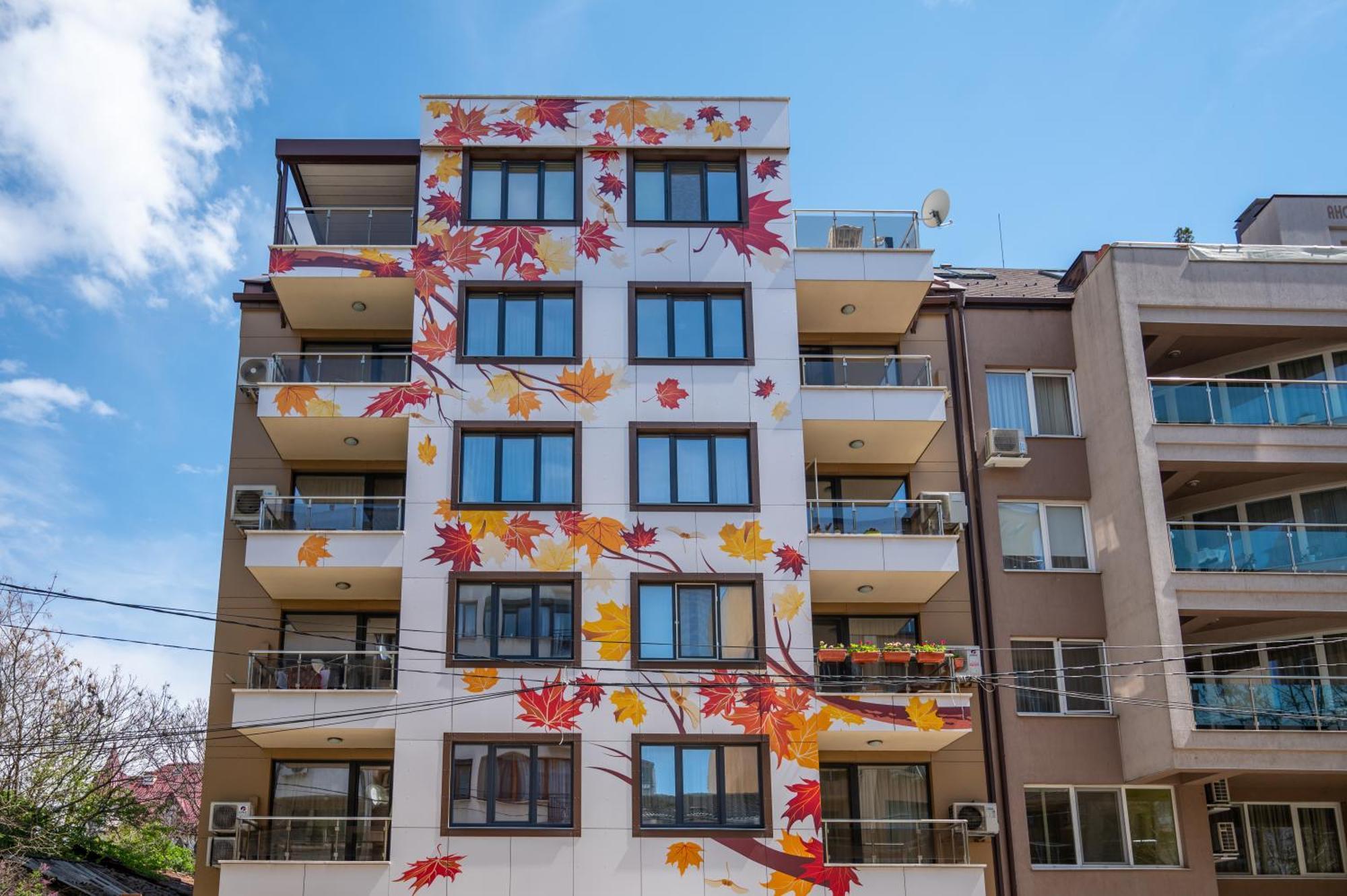 Colorful Studio With Balcony - Free Parking Leilighet Sofia Eksteriør bilde